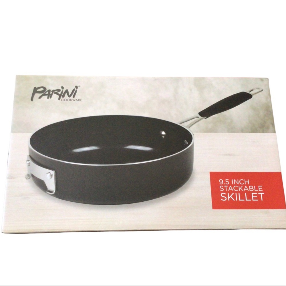 New Parini Cookware 9.5 Inch Stackable Skillet.